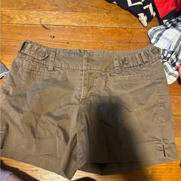 a.n.a Pants - a.n.a Brown Cargo Shorts with Elastic Waistband